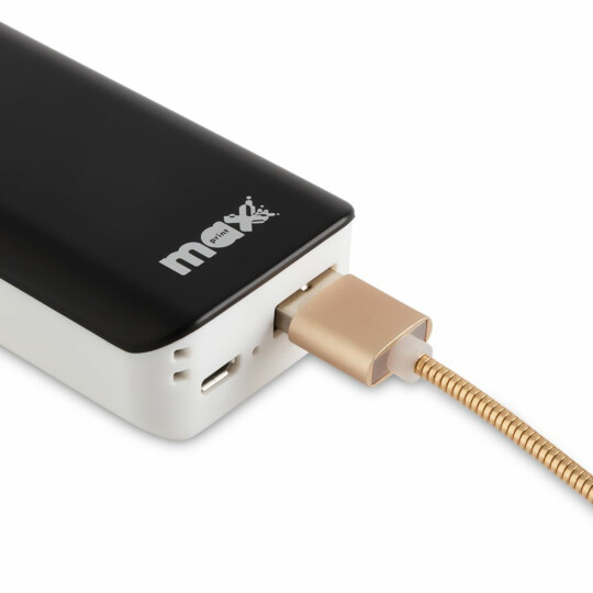 Power Bank Maxprint 5200mah Preto/Branco - 6011554