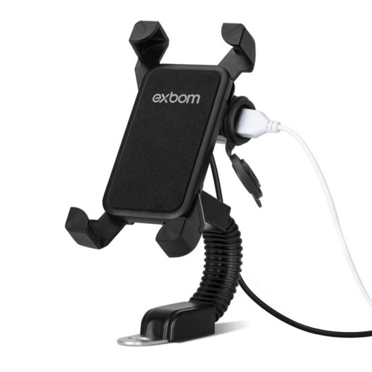 Suporte de Smartphone para Motos para Retrovisor 4.5 a  7.5 Polegada Exbom - SP-CA55