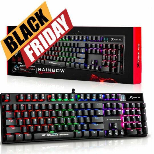 Teclado Mecânico Gamer Xtrike-ME GK-980 RGB Switch Azul ANSI