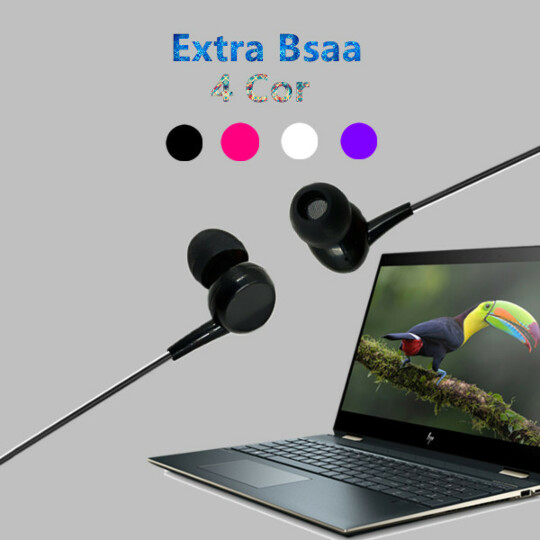 Fone de Ouvido Intra Auricular Com Fio P2 3,5mm Verde - EJ-V02