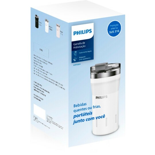 Copo Térmico com Tampa 350ml Rosa PHILIPS - AWP2654PK