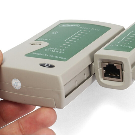 Testador para Cabo de Rede Rj45 Rj11 8 Leds KNUP - KP-M0002