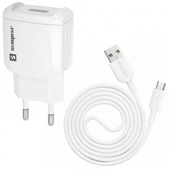 Carregador de Tomada Usb 5V 1A Com Cabo para V8 - SX-F2-V8