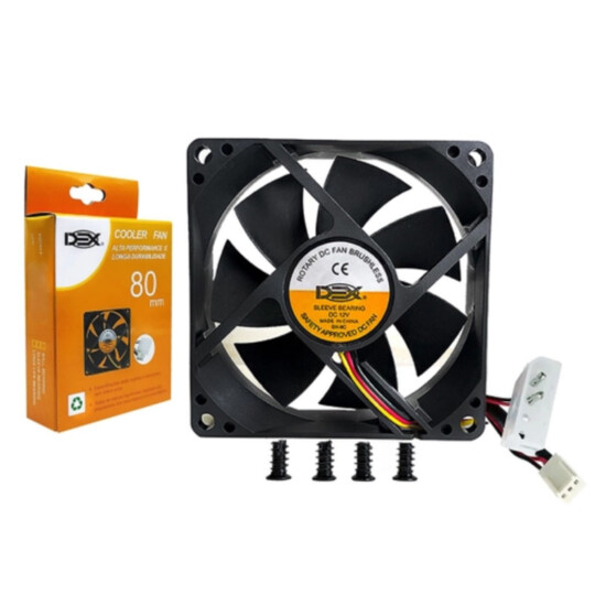 Cooler Fan Alta Performance 80mm 12V 1500 Rpm Dex - DX-8C