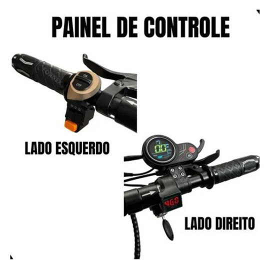 Patinete Elétrico 500W com Assento 41km/h ST-742