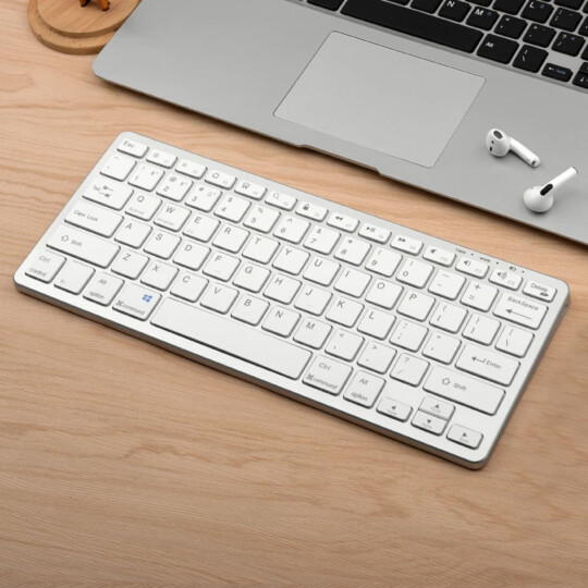 Mini Teclado Bluetooth sem Fio Slim para PC Notebook e Tablet ABNT2 - 203