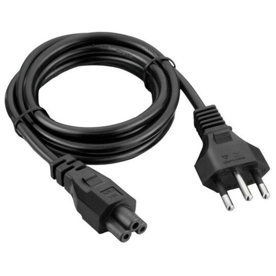Cabo de Força para Fonte de Notebook Tripolar 10a Novo Padrão 1.5 Metros 