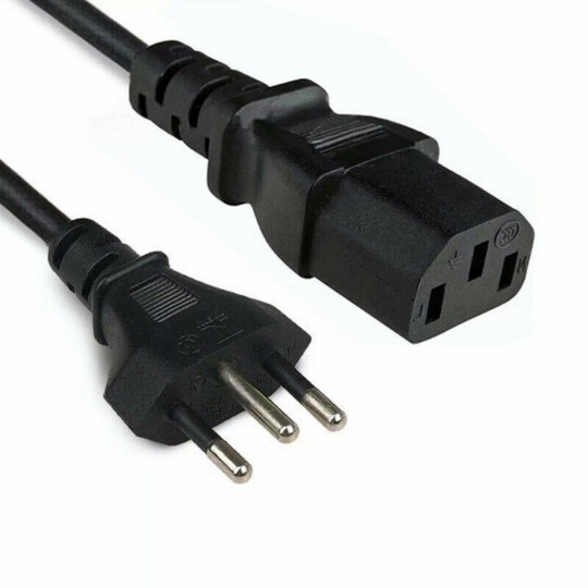 Cabo de Força Tripolar para Computador e Monitor 1.5 Metros - INOVA