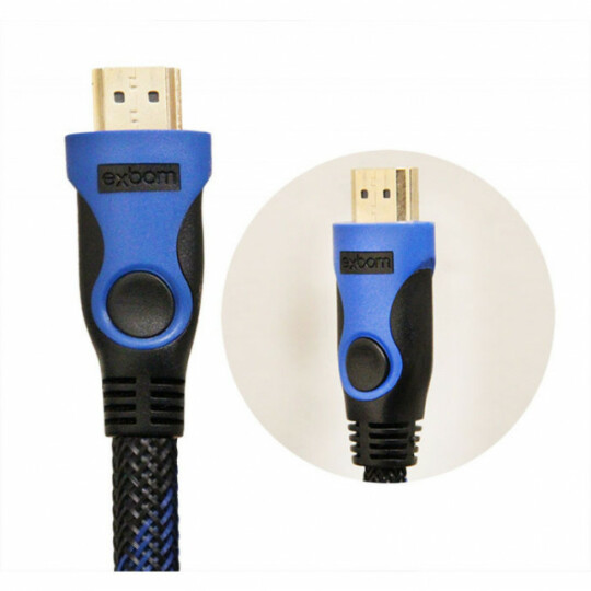 Cabo HDMI 15 Metros 1.4 com Malha e Filtro OD7.3 Blindado Exbom - CBX-H150CM
