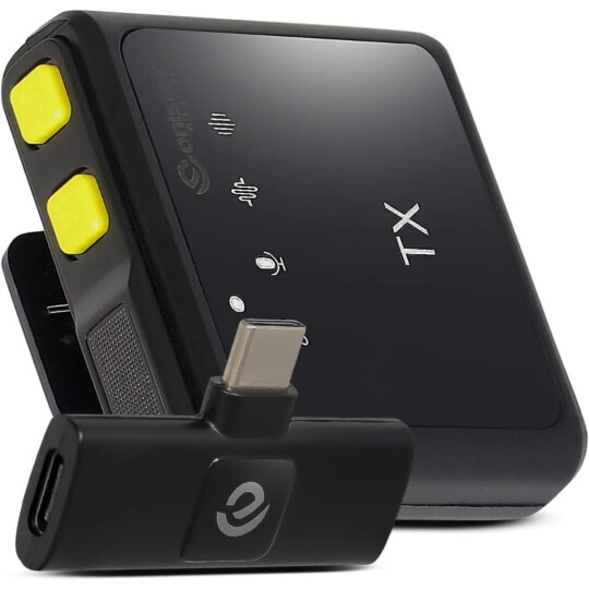 Microfone sem Fio Wireless 2.4GHz de Lapela para Celular Type-C ONISTEK - ON-MC815