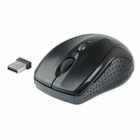Mouse Sem Fio Wireless Rc/nano Preto C3Tech - M-W012BK V2