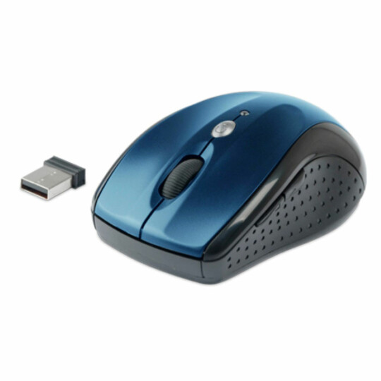 Mouse Sem Fio Wireless Rc/nano Azul C3Tech - M-W012BL V2