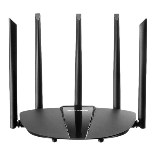 Roteador Wi-Fi Gigabit AC1200 Wireless Hight Power Multilaser - RE017