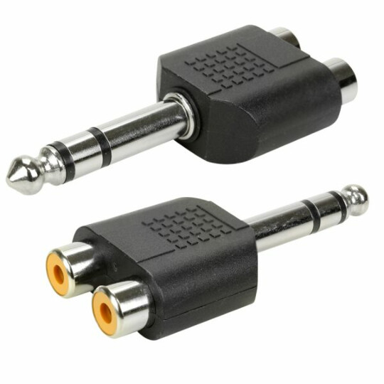 Adaptador P10 Estereo para 2RCA Jack - 003-0675