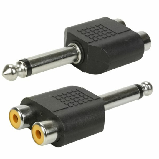 Adaptador P10 Mono para 2 RCA Jack - 003-1212