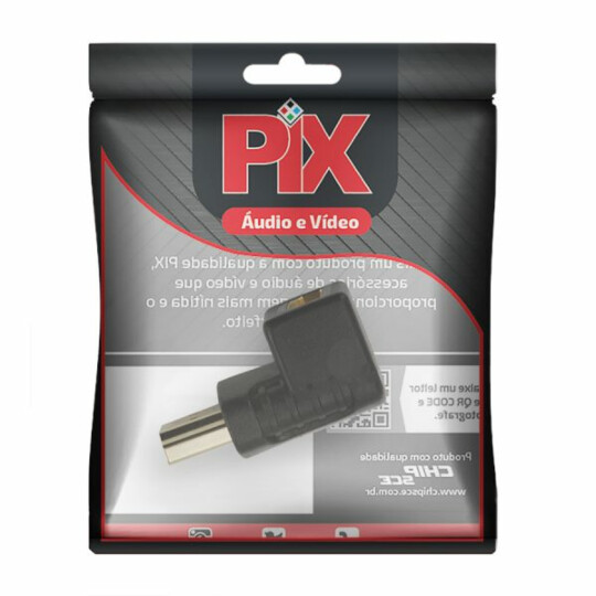 Adaptador Hdmi Macho para Hdmi Fêmea 90 Graus - 003-8603