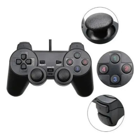 Controle Joystick para PC com Fio Usb - LT-CT008