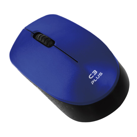 Mouse Sem Fio Wireless 2.4Ghz 1000 DPI Azul C3tech - M-W17BL
