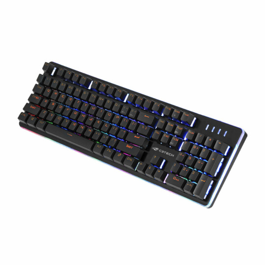Teclado Gamer Semi-Mecânico Usb Led RGB C3Tech - KG-300BK