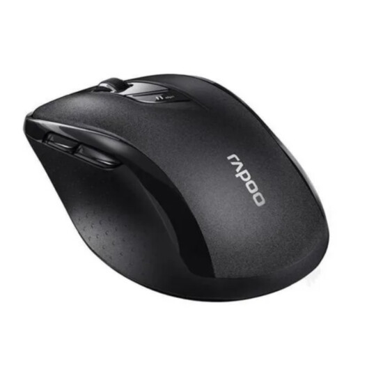 Mouse sem Fio Bluetooth + 2.4ghz 1600 dpi Preto Rapoo M500 - RA013
