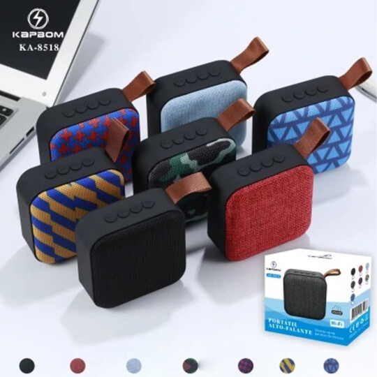 Caixa de Som Bluetooth Portátil 5W Kapbom - KA-8518