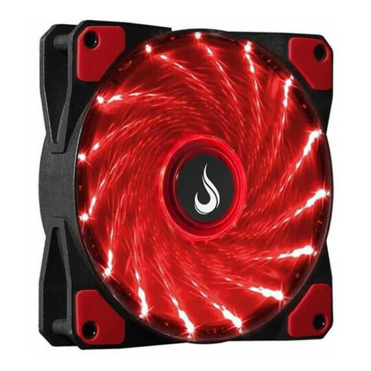 Cooler Fan Rise Mode Wind W1 Led Vermelho 120mm - RM-WN-01-BR