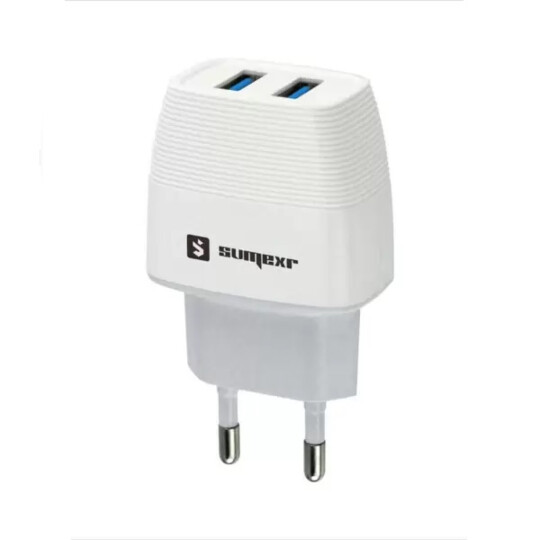 Kit Carregador 3.4A 2 Usb + Cabo IOS 1m Sumexr - SX-F15-I6