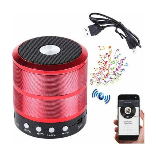 Mini Caixa De Som Bluetooth USB Portátil - KA887