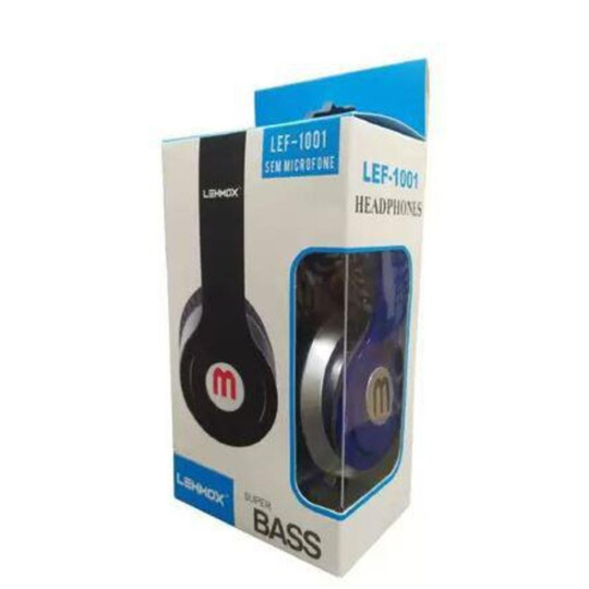 Fone de Ouvido Headphone com Fio P2 Lehmox - LEF-1001