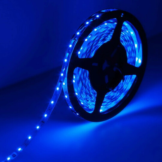 Fita de Led Azul 5 Metros 12v 4.8w Bivolt LUX POWER - 3528A