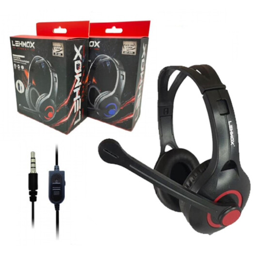 Headset Gamer com Microfone para Ps4 X-One P2 3.5mm Lehmox - LEF-1051