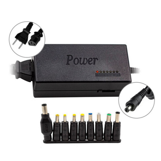 Fonte para Notebook Universal com 9 Plugues e Ajuste de Voltagem - KAP-337