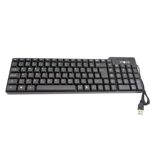 Teclado Usb Básico com Fio ABNT2 Inova - KEY-8383