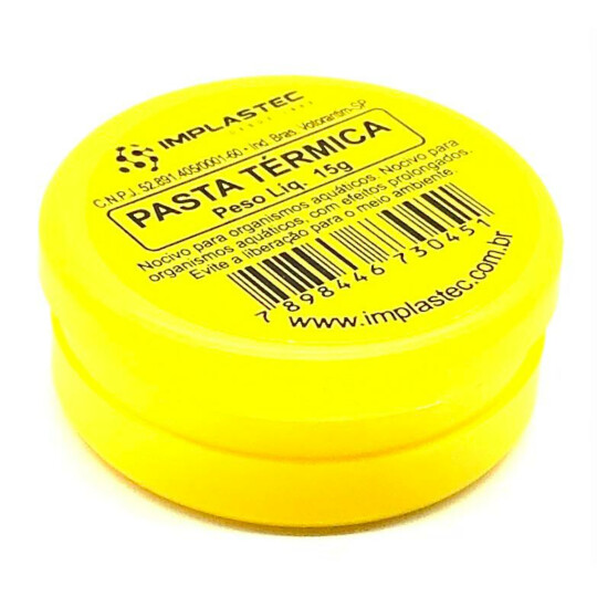 Pasta Térmica 15g Pote Implastec - IMP0007