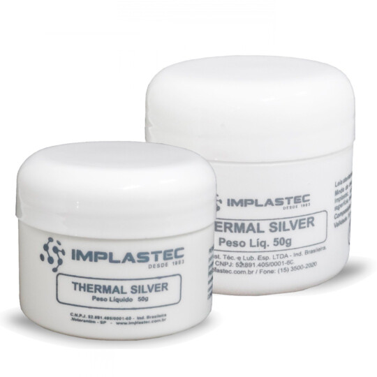 Pasta térmica de Alta Condutividade 50G Thermal Silver PATS508CX - 50G POTE