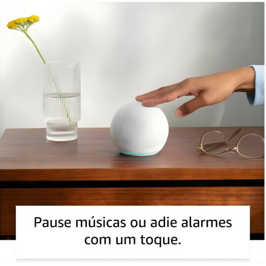 Amazon Echo Dot 5 Geração Alexa Assistente Virtual Cor Branco