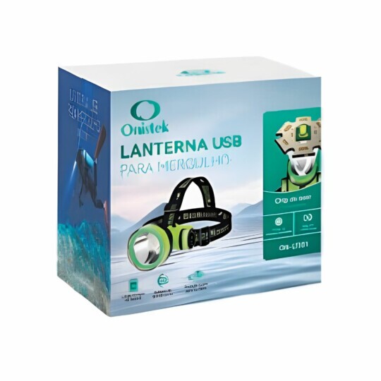 Lanterna De Cabeça Super Potente LED Mergulho Pesca LT031