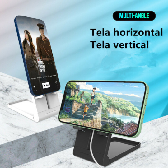 Suporte de Mesa para Celular Dobrável e Ajustável - JE-25 / K10
