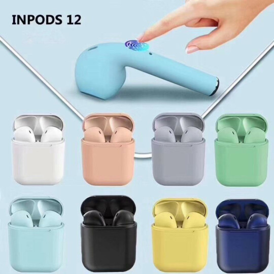 Fone De Ouvido AirPods Bluetooth i12 Tws 5.0 Touch Colorido - RG-0894