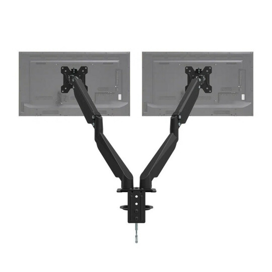 Suporte de Mesa Articulado Duplo para Monitor 17" até 32" com Ajuste de altura e Pistão à gás Multilaser - AC372