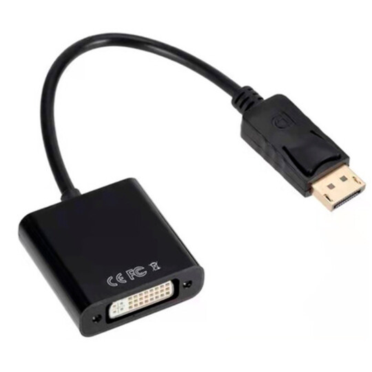 Adaptador Conversor Displayport Macho Para DVI 24+5 Fêmea ALTOMEX - AU-8807