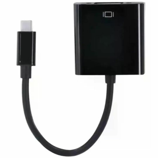 Cabo Adaptador Usb Tipo-C Macho para VGA Fêmea KNUP - KP-AD121