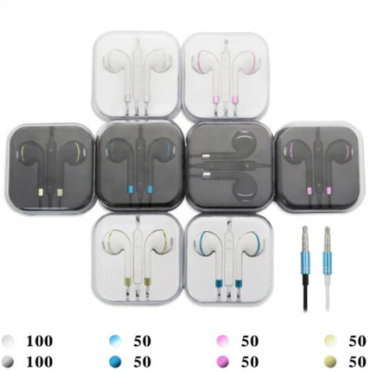 Fone de Ouvido com Fio e Controle de Volume Kapbom - KA-703-5G