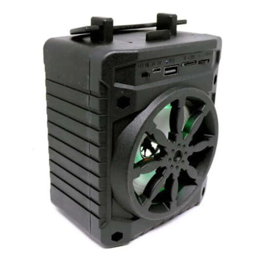 Caixa de Som Portátil Bluetooth / Usb 15,5 X11,5 X8cm Grasep AL-302