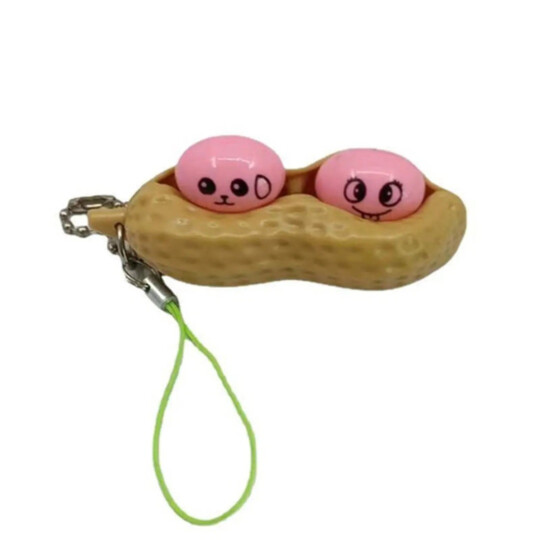 Mini Chaveiro Pop It Anti Stress Amendoim EASY ETERNAL