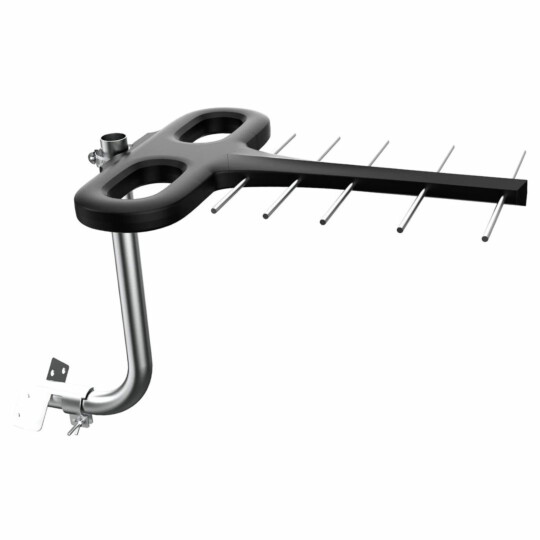 Antena 8 Espinhos Externa com Booster de 32dB EXBOM - AN-K8100F