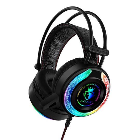 Fone Headset Gamer Led RGB com Microfone AOAS - LT-059/AS-90