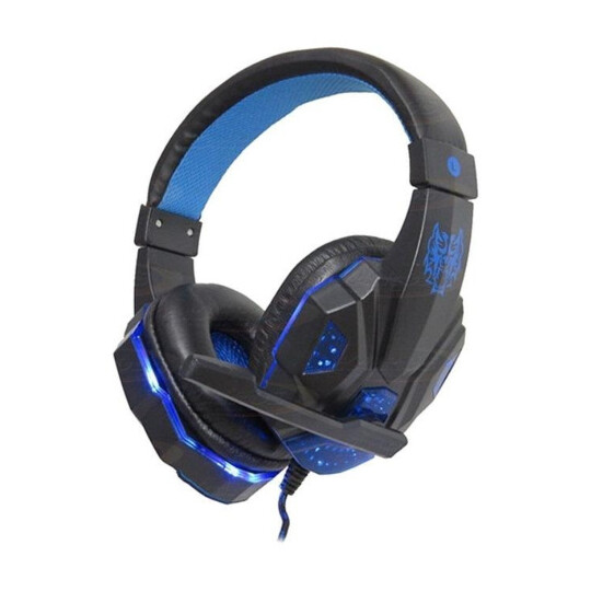Headset Gamer USB Para PS3 e PS4 com Microfone e LED Exbom - HF-G390P4