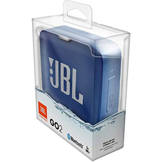 Caixa de Som Bluetooth JBL Go 2 À Prova D'água Azul - JBL G02 BLK BLU