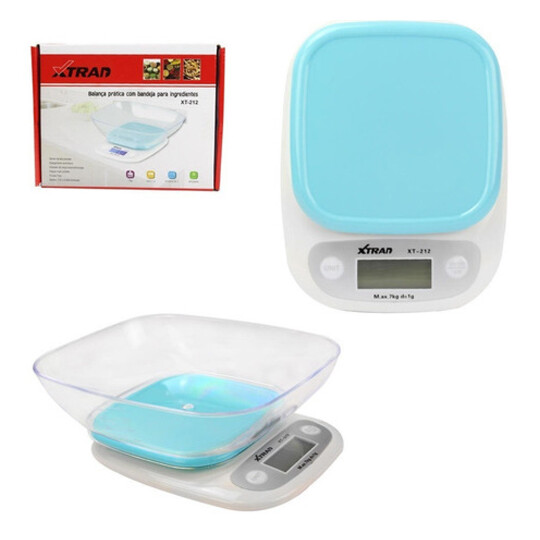 Balança Digital de Alta Precisão Eletrônica Até 7kg XTRAD - XT-212